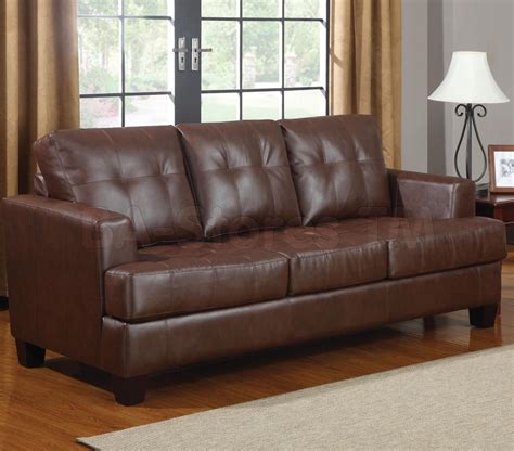 Leather Sleeper Sofa Set
